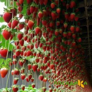 Клубника ампельная Анастасия купить по цене от 370р. в интернет-магазине «Посадика» с доставкой почтой в в Ялуторовске и по всей России – [изображение №1].
